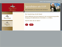 Tablet Screenshot of klosterbrauerei-scheyern.de